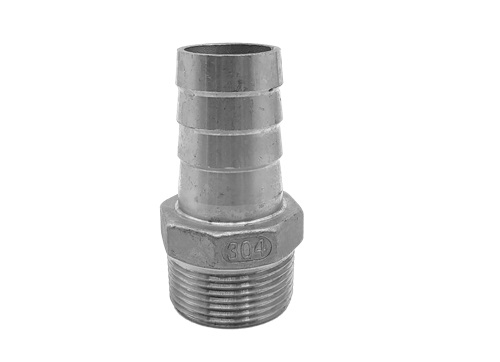 Stainless Steel 304 Threaded Combination Hose Nipple (KC Nipple)